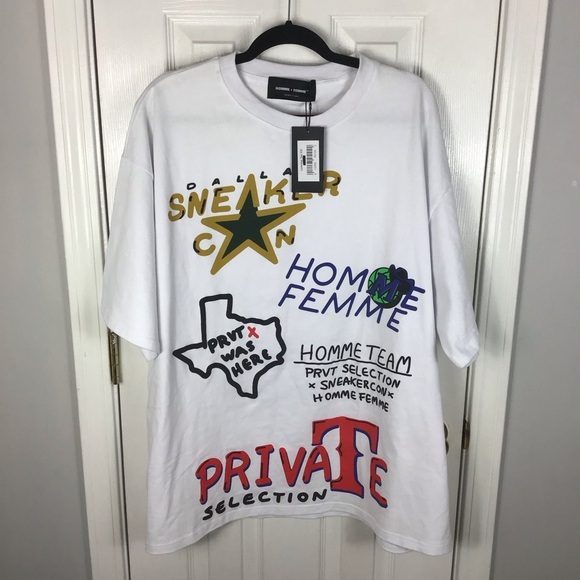 ⚡️Homme+Femme Longstar Tee Collaboration Tee Size XXL Rare - Picture 1 of 3